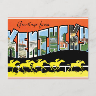 Carte Postale Salutations Du Kentucky