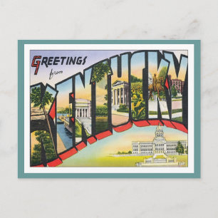 Carte Postale Salutations Du Kentucky
