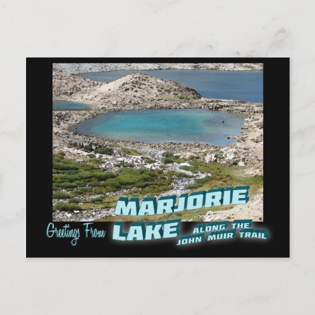 Carte Postale Salutations Du Lac Marjorie (Devant)