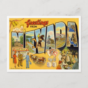 Carte Postale Salutations du Nevada
