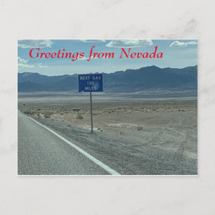 Carte Postale Salutations du Nevada