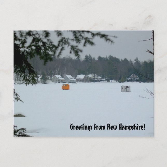 Carte Postale Salutations du New Hampshire (Devant)