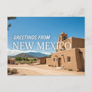 Carte Postale Salutations du Nouveau-Mexique