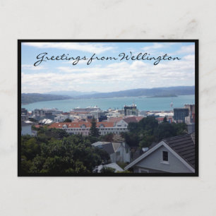 Carte Postale salutations du port de wellington