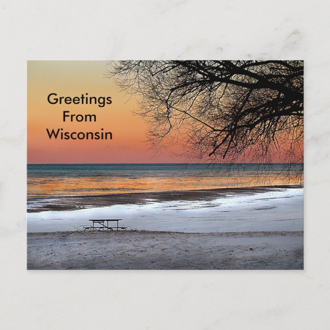 Carte Postale Salutations du Wisconsin (Devant)