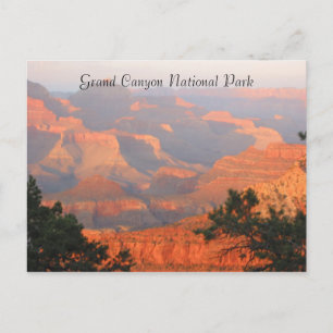 Carte Postale salutations grand canyon