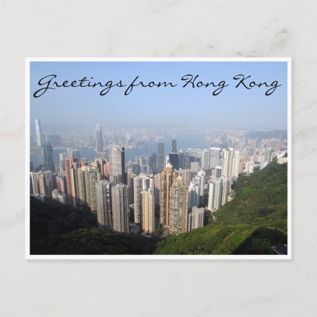 Carte Postale salutations hong kong (Devant)