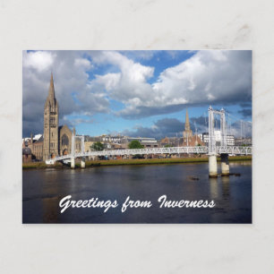 Carte Postale salutations inverness
