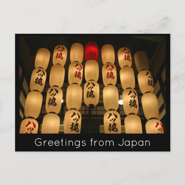 Carte Postale salutations légères japon (Devant)