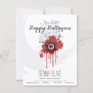 Carte Postale Salutations minimalistes des photographes d'Hallow