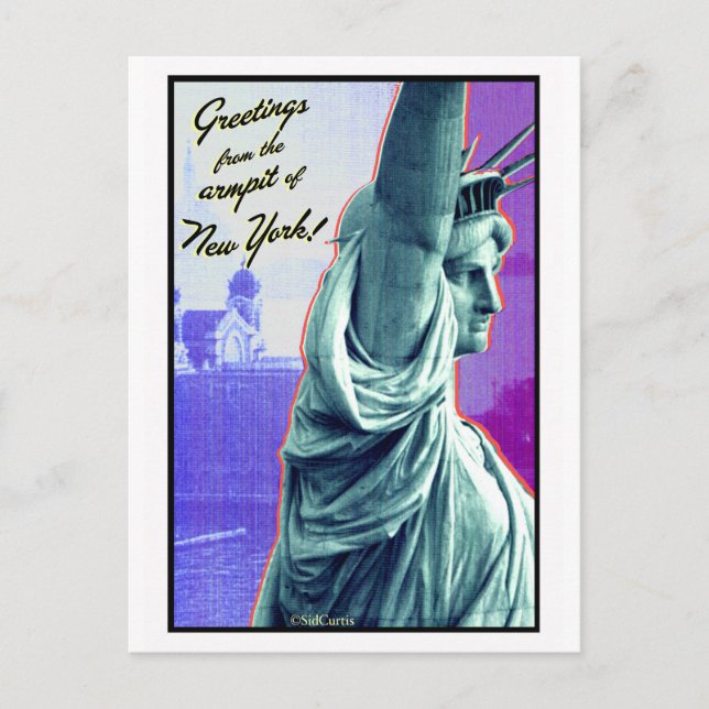 Carte Postale Salutations NYC (Devant)