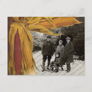 Carte postale Salutations Photo Thanksgiving