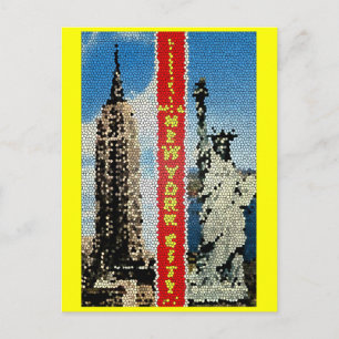 Carte Postale Salutations Psych, New York