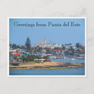 Carte Postale salutations punta del este