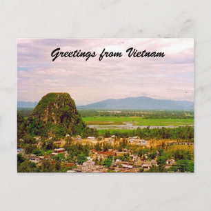 Carte Postale salutations rurales vietnam