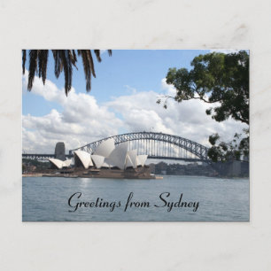 Carte Postale salutations sydney
