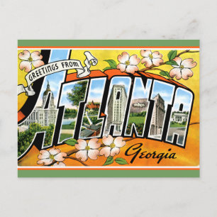 Carte Postale Salutations touristiques Atlanta
