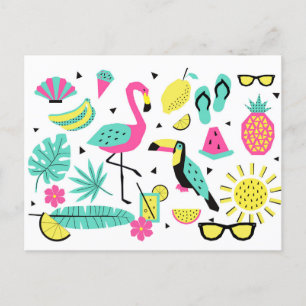 Carte Postale Salutations tropicales
