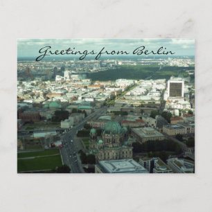 Carte Postale salutations ville de berlin