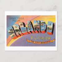 Salutations vintages d'Orlando, Floride