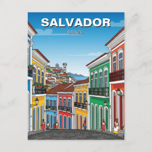 Carte Postale Salvador Brésil Pelourinho Voyage