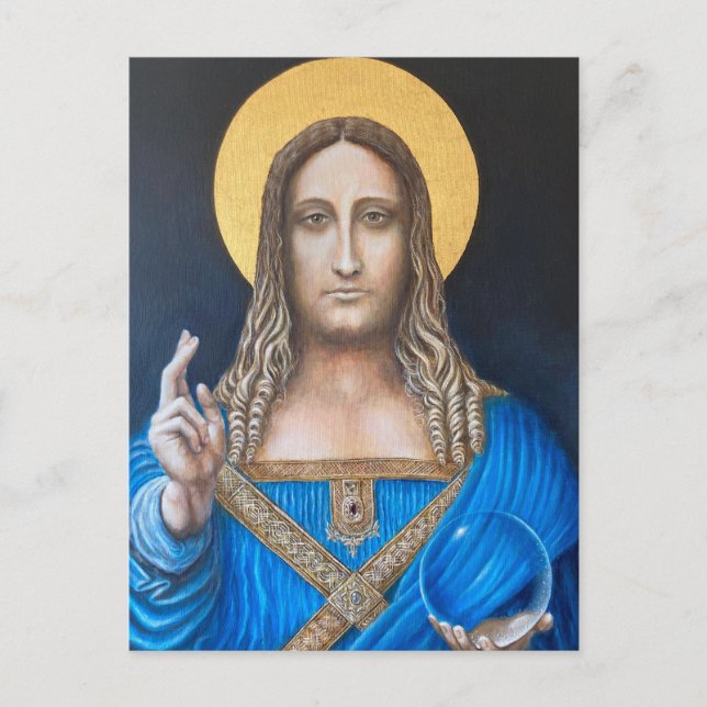 Carte Postale Salvator Mundi (Devant)
