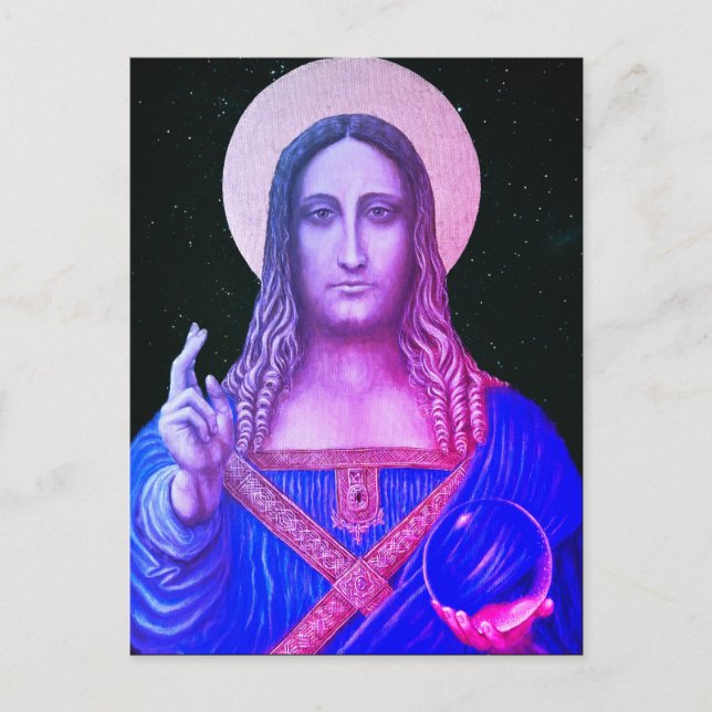 Carte Postale Salvator Mundi (Devant)