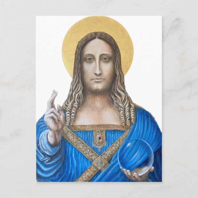 Carte Postale Salvator Mundi (Devant)