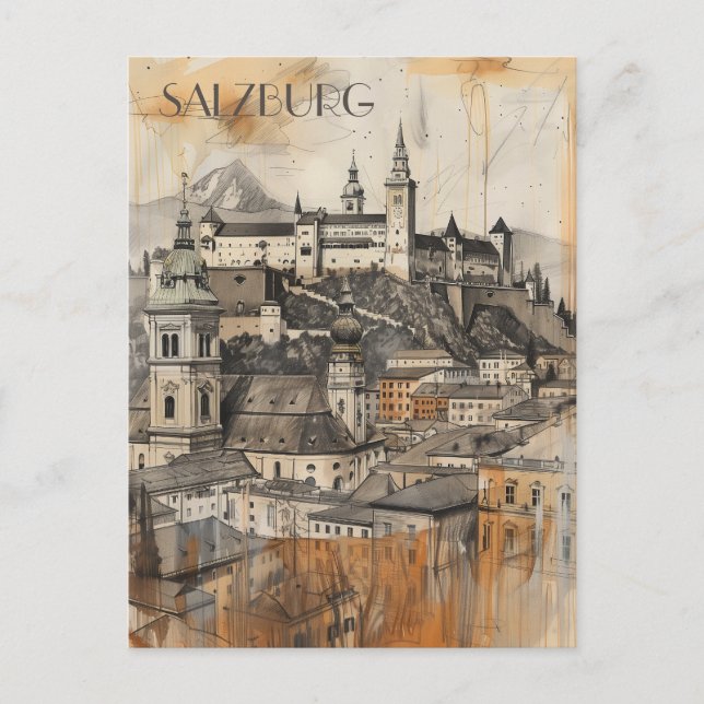 Carte Postale Salzbourg (Devant)