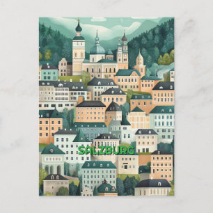 Carte Postale Salzbourg Autriche
