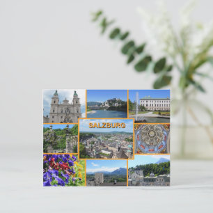 Carte Postale Salzbourg Sites touristiques Vacances