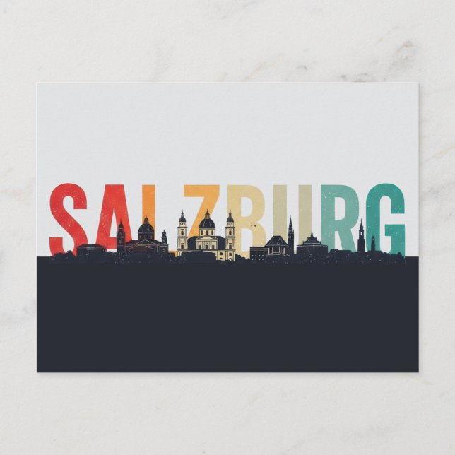 Carte Postale Salzburg Austria Travel (Devant)