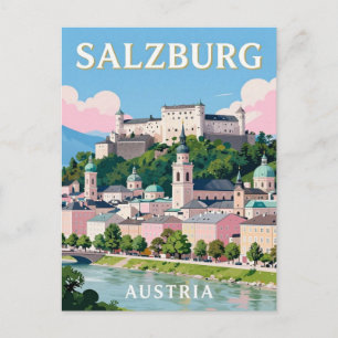 Carte Postale Salzburg Autriche Voyage Repères Alpins