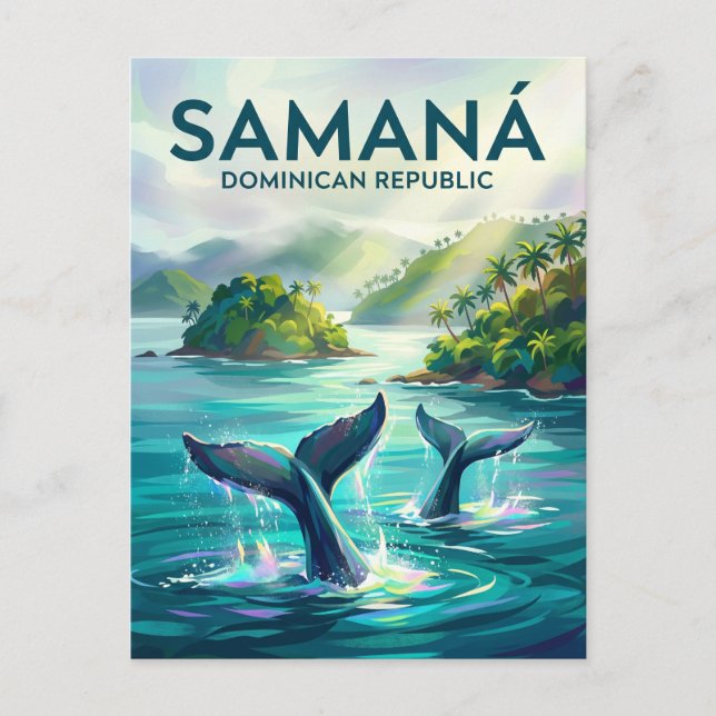 Carte Postale Samaná République dominicaine (Devant)