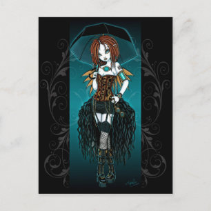 Carte postale "Samara" Steampunk Cyber Fairy