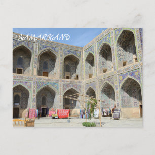 Carte Postale Samarkand, Ouzbékistan