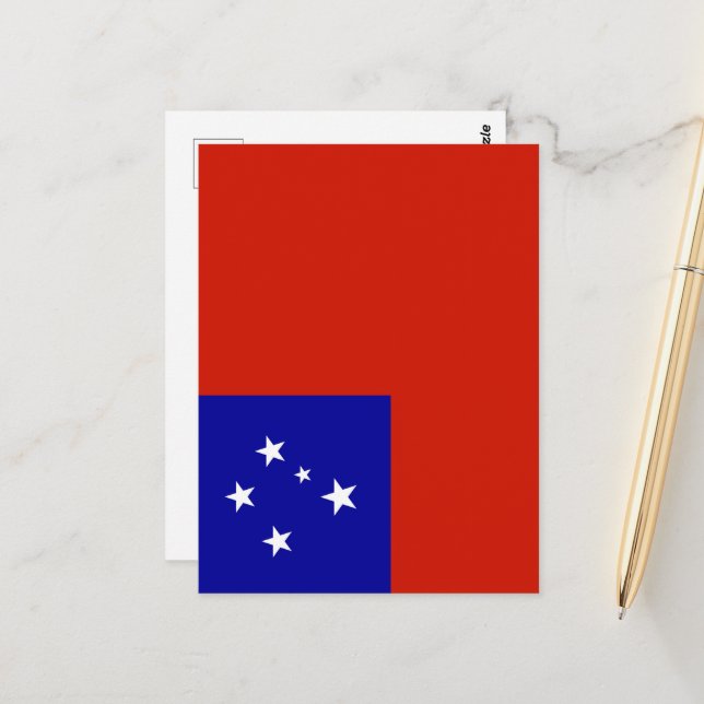 Carte Postale Samoa (Devant/Arrière en situation)