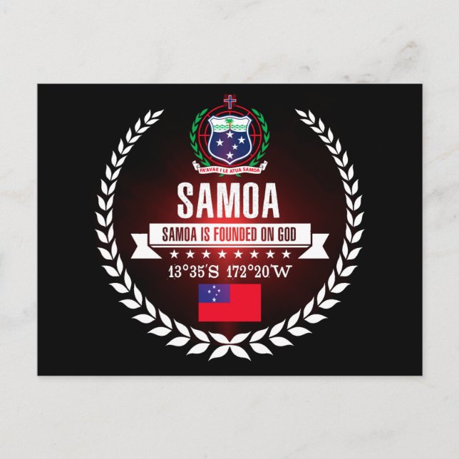 Carte Postale Samoa (Devant)