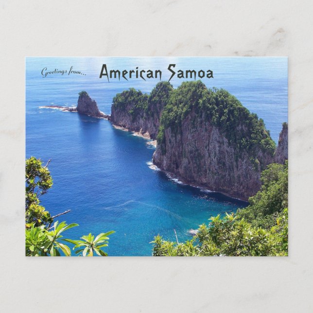 Carte Postale Samoa américaines (Devant)