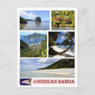 Carte Postale Samoa américaines - Mosaïque -