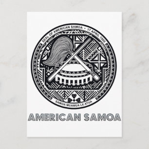 Carte Postale Samoan Emblem