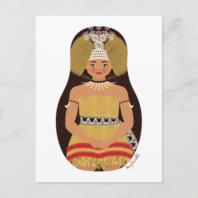Carte postale samoane Matryoshka (Devant)