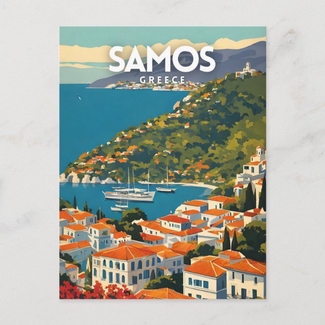Carte Postale Samos Grèce (Devant)