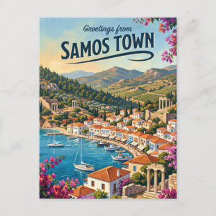 Carte Postale Samos, Grèce Grèce