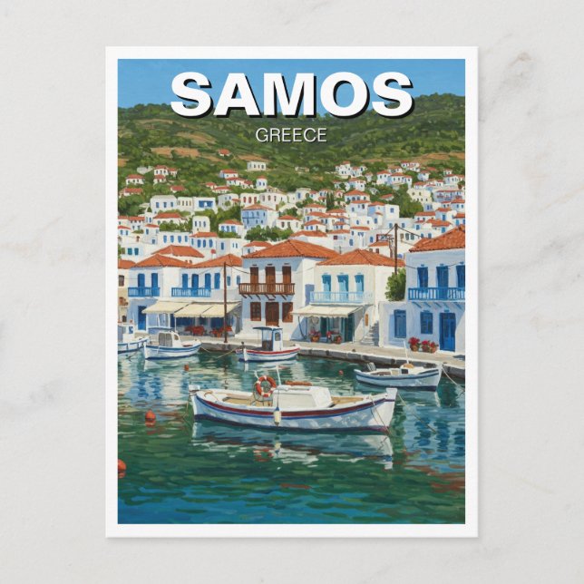 Carte Postale Samos Grèce Travel (Devant)
