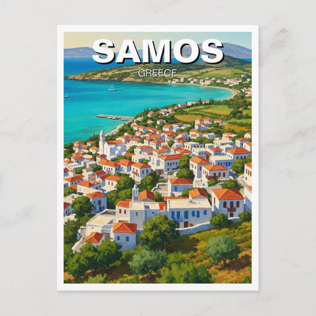 Carte Postale Samos Grèce Travel (Devant)