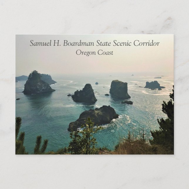 Carte Postale Samuel H. Boardman, Côte de l'Oregon (Devant)