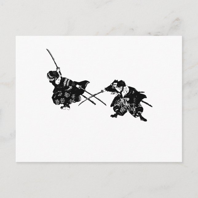 Carte Postale samurai (Devant)