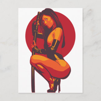 Carte Postale Samurai 11