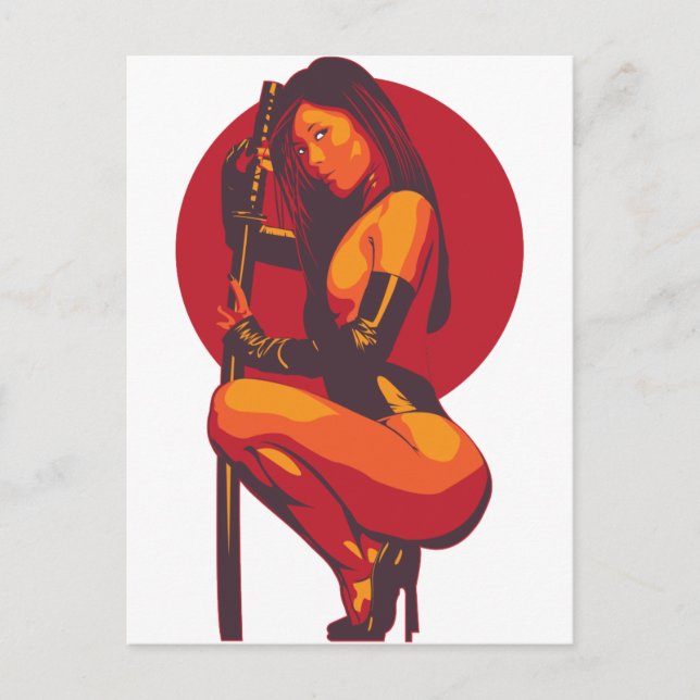 Carte Postale Samurai 11 (Devant)